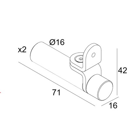 Delta Light Mikaline - Fixation Spacer Flex Set