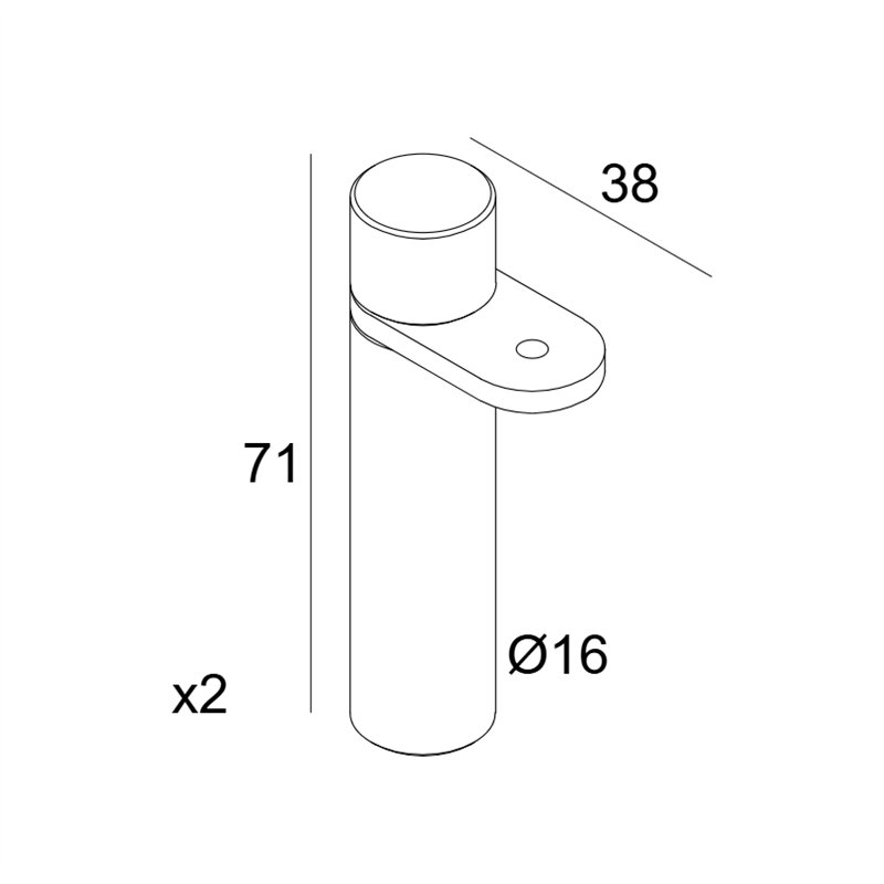 Delta Light MIKALINE - FIXATION SPACER SET