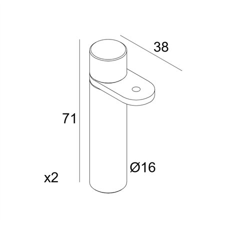 Delta Light Mikaline - Fixation Spacer Set