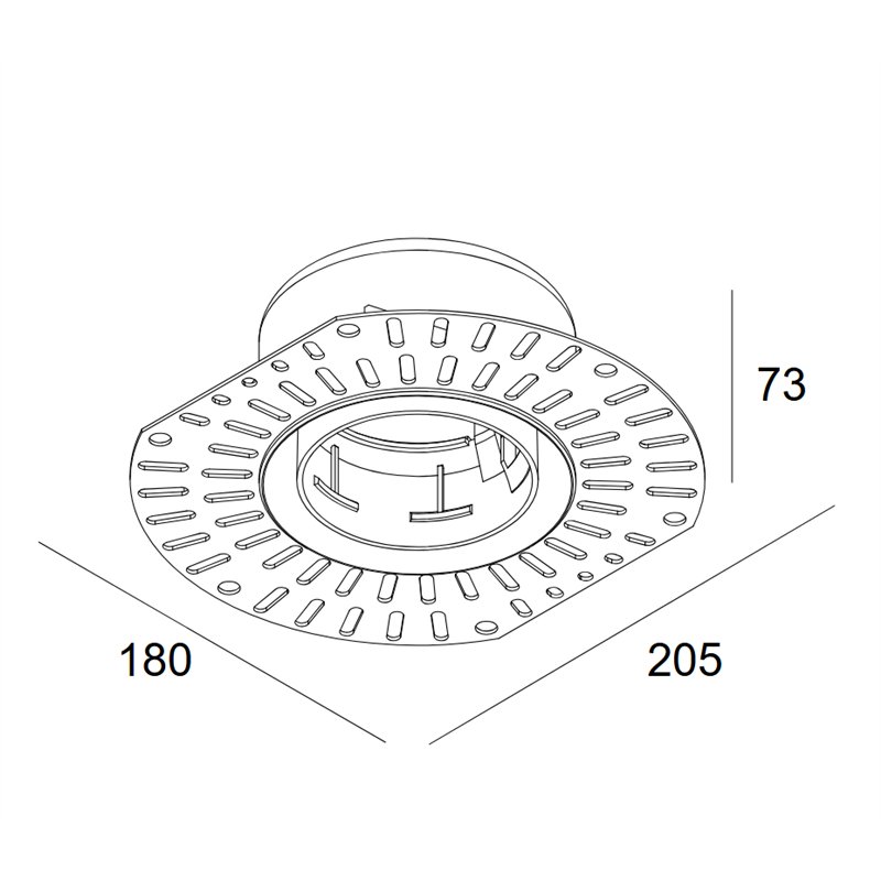 Delta Light MOUNTING KIT NO AIR 103