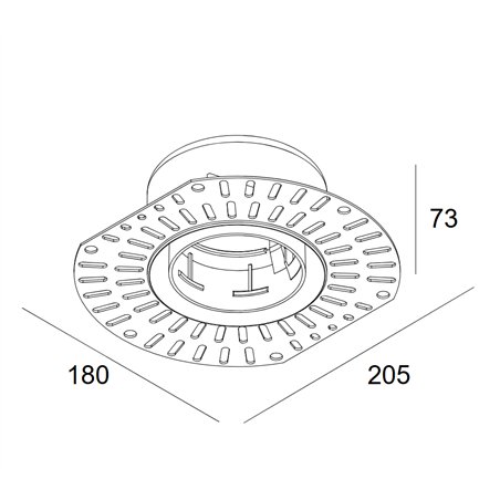 Delta Light Mounting Kit No Air 103