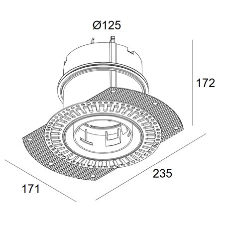 Delta Light Mounting Kit Top Air 105