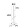Delta Light POLE 60 3,5M - 1 BASE