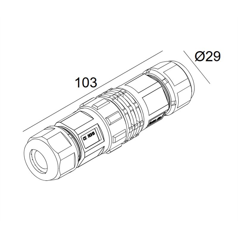 Delta Light Ip68 Connector 5P