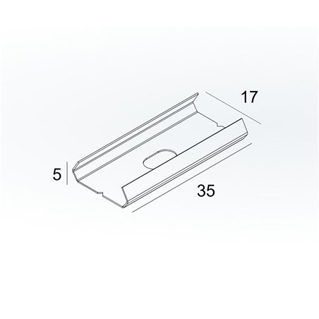 Delta Light FTL35 - FIXATION SET / CORNER 18