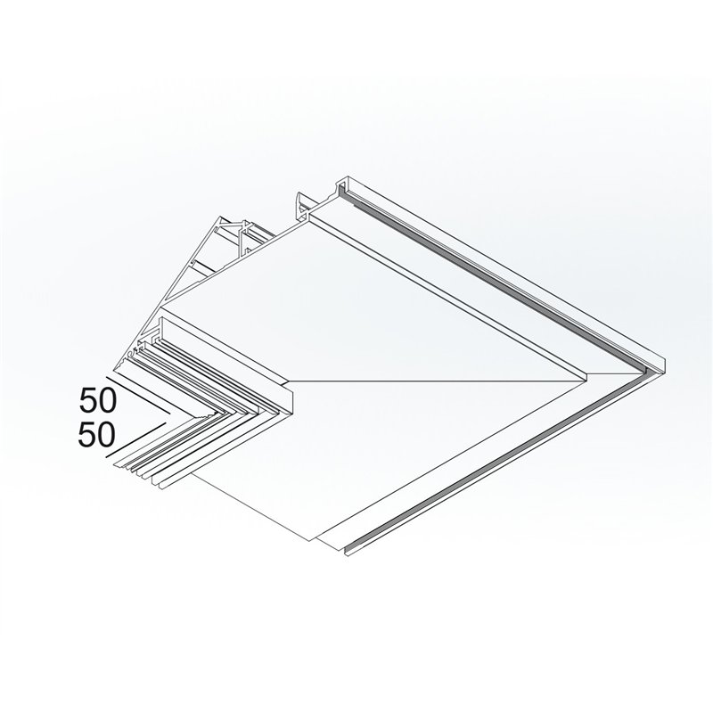 Delta Light SPT PRO - CORNER SET 90° INT