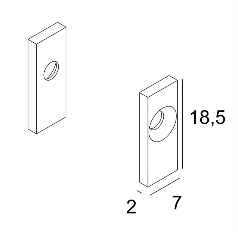 Delta Light TGL-LEDLINE - END CAP SET