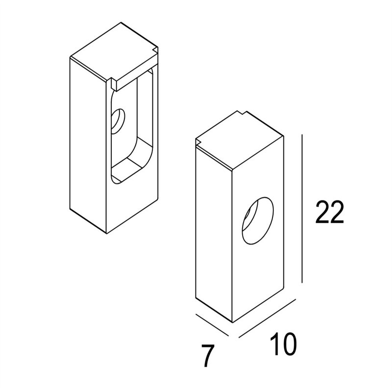 Delta Light TGL-ON - END CAP SET