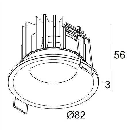 Delta Light REO S1 Recessed spot