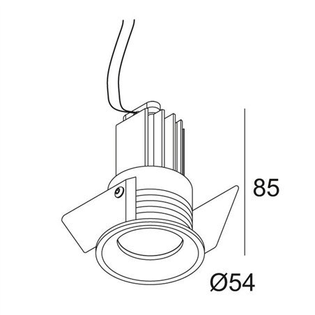 Delta Light MICRO REO X Recessed spot