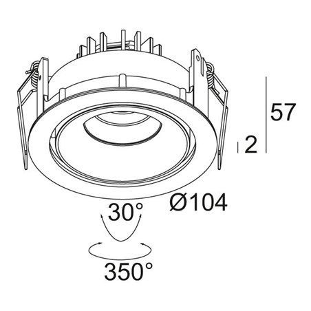 Delta Light REO OK S1 recessed spot