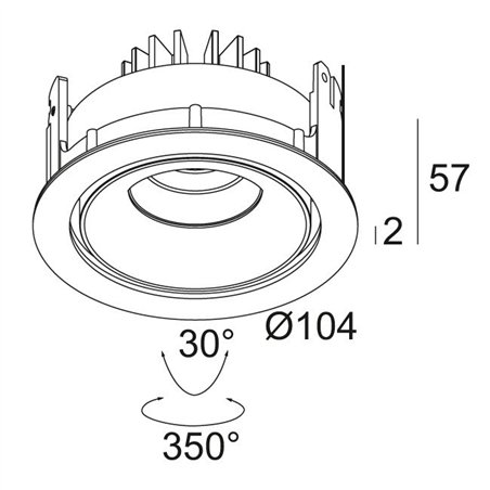 Delta Light REO OK S2 Recessed spot