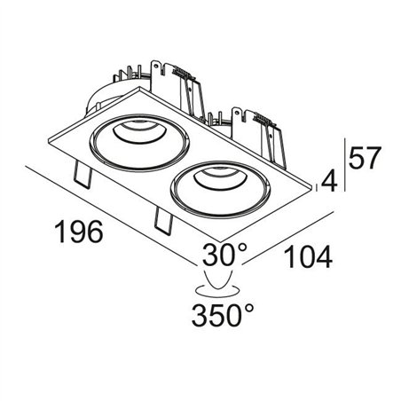 Delta Light REO 2 S OK S1 Recessed spot