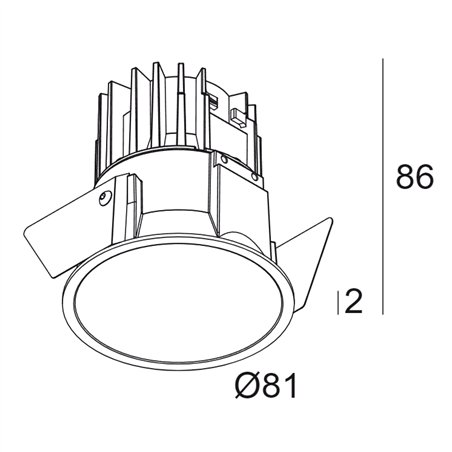 Delta Light DEEP RINGO LED IP Recessed spot