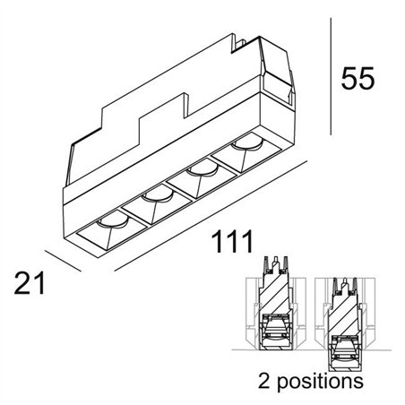 Delta Light DOT.COM M4 TRIMLESS Recessed spot