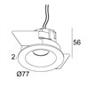 Delta Light MINI REO II X Recessed spot