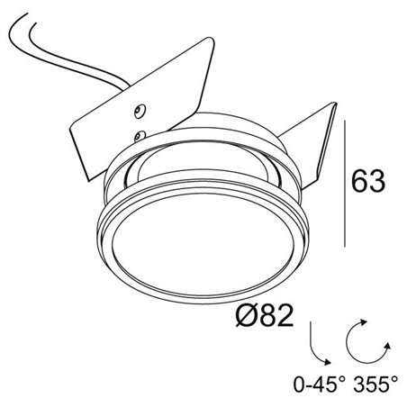 Delta Light HALOSCAN ST HP SOFT Recessed spot
