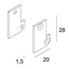 Delta Light TGL-TRW - END CAP SET