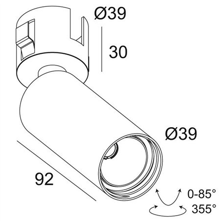 Delta Light SPY 39 TRIMLESS IN Recessed spot
