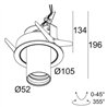 Delta Light SPY 52 ST TW Recessed spot