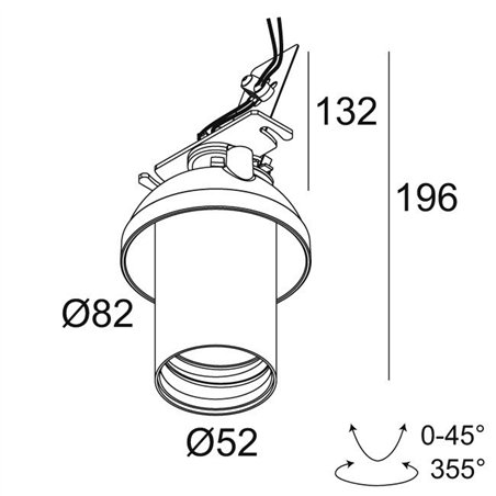 Delta Light SPY 52 TRIMLESS TW Recessed spot