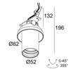 Delta Light SPY 52 TRIMLESS TW Recessed spot