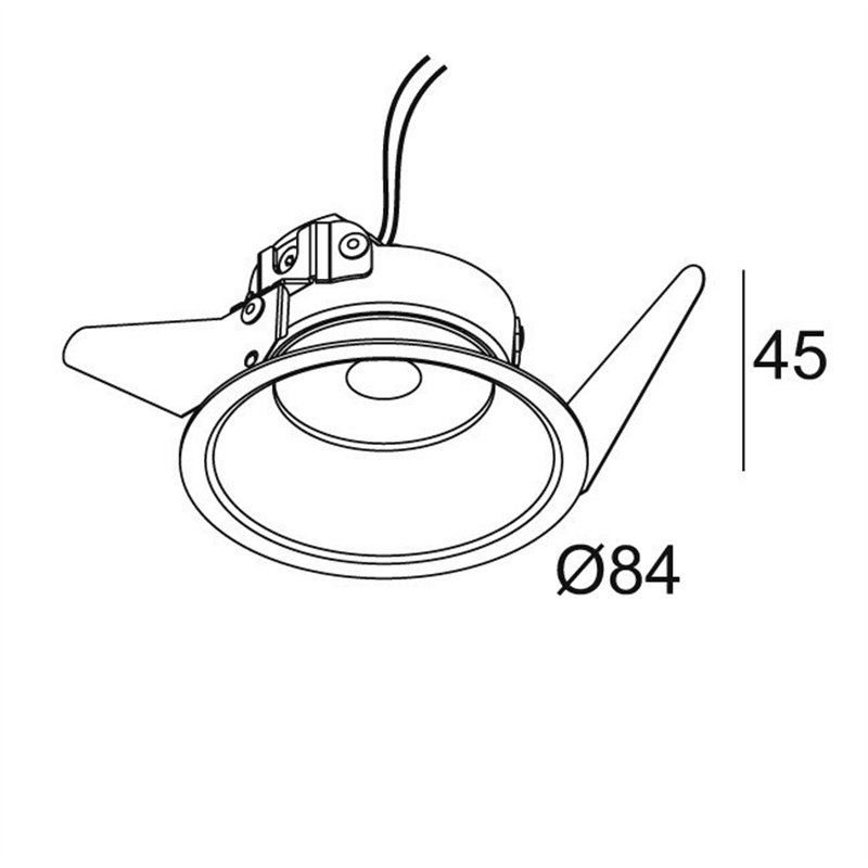 Delta Light PARTOU FLAT S1 Einbauspot