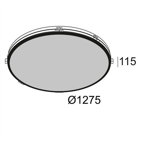 Delta Light SUPERNOVA LINE TRIMLESS 125 TW Built in spot