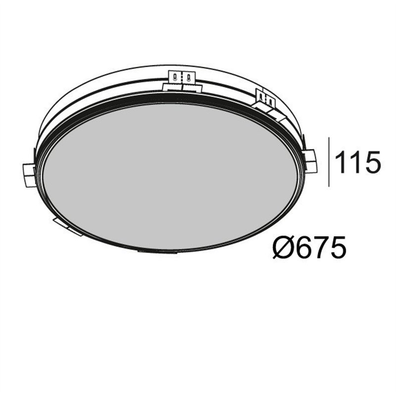 Delta Light SUPERNOVA LINE TRIMLESS 65 TW WD Einbaustrahler