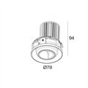 Delta Light ENTERO RD-S TRIMLESS WALLWASH TW Einbaustrahler