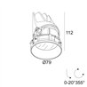 Delta Light ENTERO RD-S TRIMLESS IP TW Einbaustrahler
