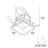 Delta Light ENTERO SQ-S TRIMLESS IP TW Einbaustrahler