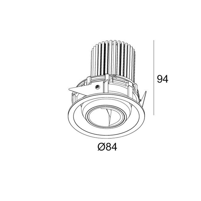 Delta Light ENTERO RD-S WALLWASH Einbaustrahler