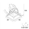 Delta Light ENTERO SQ-S IP TW Built in spot