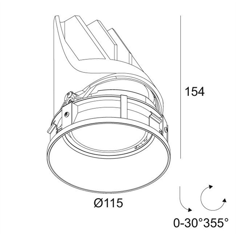 Delta Light ENTERO RD-L TRIMLESS TW Einbaustrahler