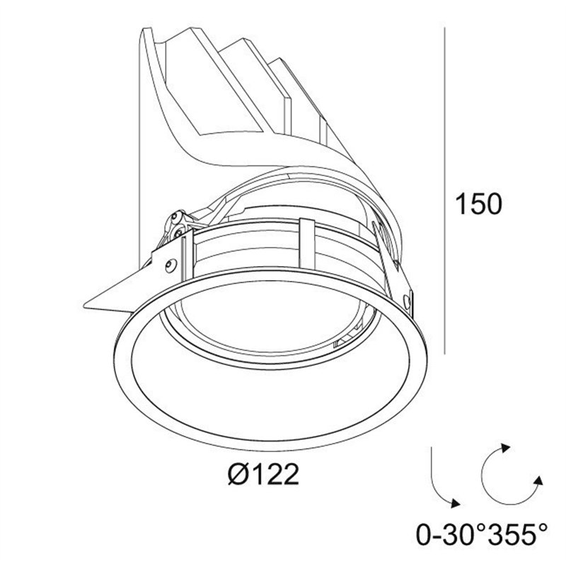 Delta Light ENTERO RD-L TW Einbaustrahler