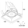 Delta Light ENTERO SQ-L Built in spot