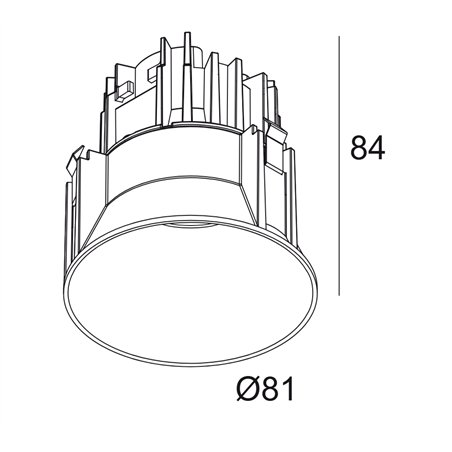Delta Light Dieep Ringo Trimless Led IP recessed spot