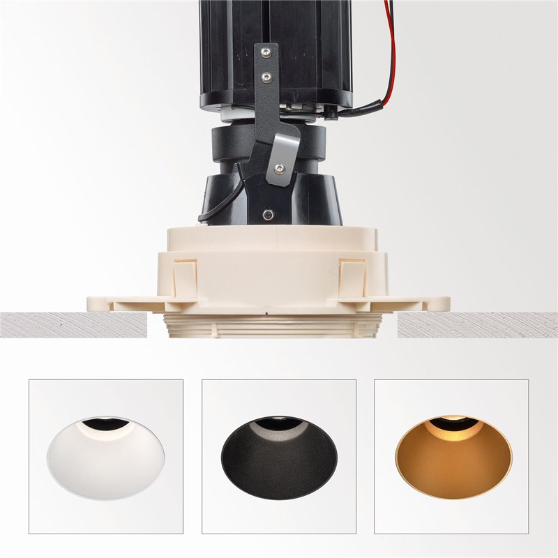 Delta Light iMAX II ROUND ADJUSTABLE TRIMLESS MP Einbauspot