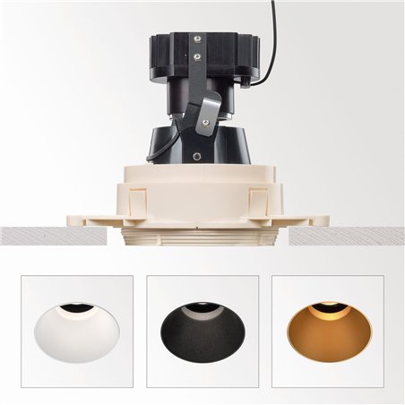 Delta Light iMAX II ROUND ADJUSTABLE TRIMLESS SOFT Recessed spot