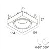 Delta Light MINIGRID IN TRIMLESS 1 Einbauspot