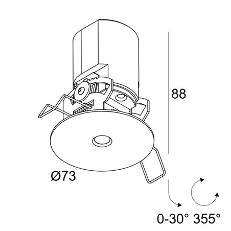 Delta Light NIME II Recessed spot
