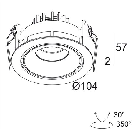 Delta Light Reo Ok Soft S1 recessed spot