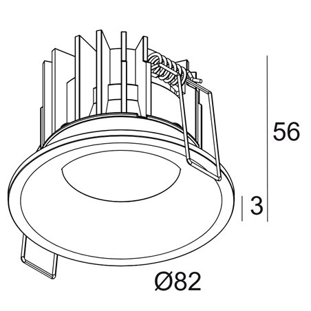 Delta Light Reo Soft S1 recessed spot