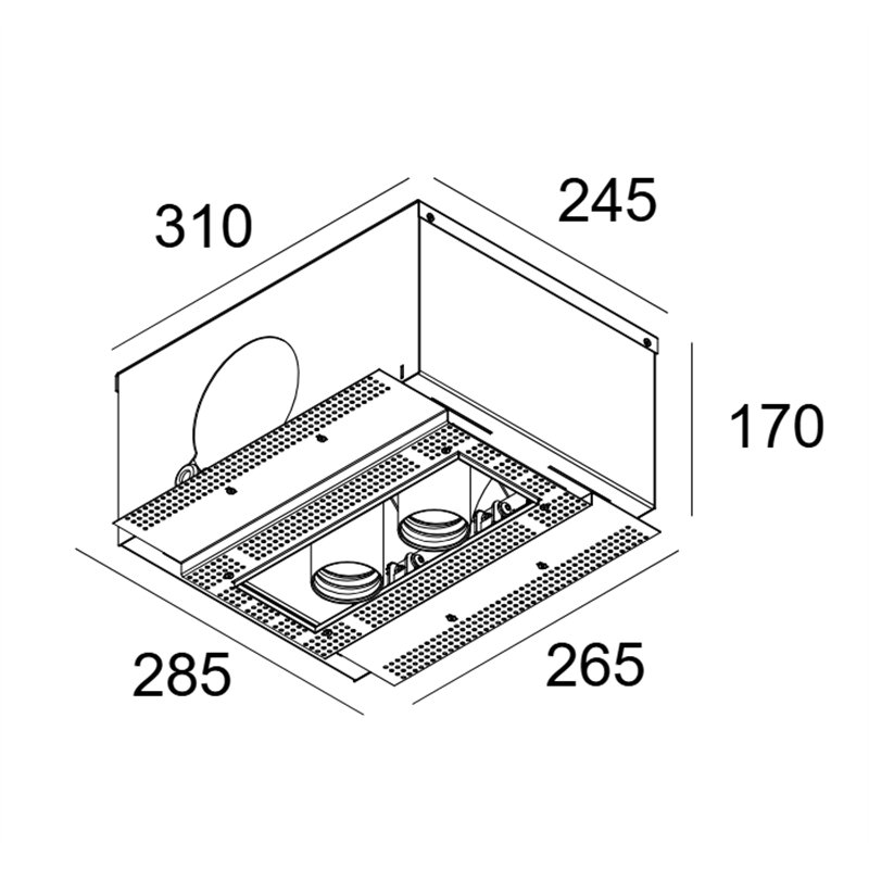 Delta Light SPLITBOX 2 SPY 52 Einbauspot