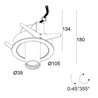 Delta Light Spy 39 St Soft recessed spot