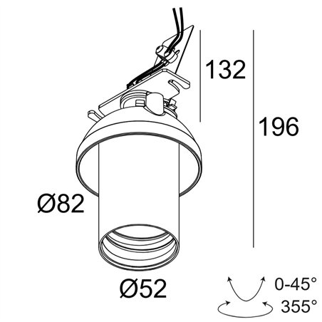 Delta Light SPY 52 TRIMLESS HE Recessed spot