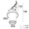 Delta Light SPY 52 TRIMLESS HE Einbauspot