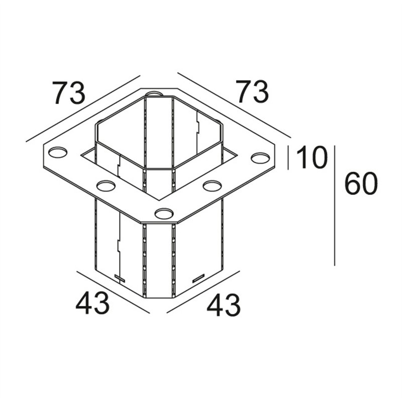 Delta Light CONCRETE BOX 153