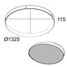 Delta Light SUPERNOVA 125 RECESSED KIT